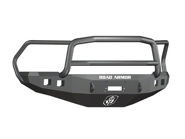 Road Armor Stealth Winch Front Bumper with Lonestar Guard; Textured Black (10-18 RAM 2500)