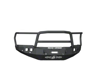 Road Armor Stealth Winch Front Bumper with Lonestar Guard; Textured Black (19-24 RAM 2500)
