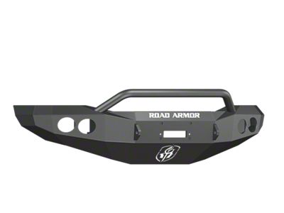 Road Armor Stealth Winch Front Bumper with Pre-Runner Guard; Textured Black (06-09 RAM 2500)