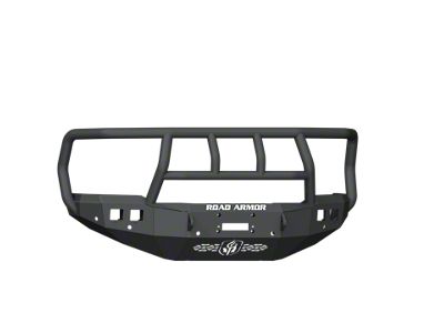 Road Armor Stealth Winch Front Bumper with Titan II Guard; Textured Black (19-24 RAM 2500)