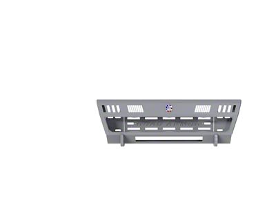 Road Armor iDentity Beauty Ring Front Bumper with Double Cube Light Pods; Raw Steel (19-24 RAM 3500)
