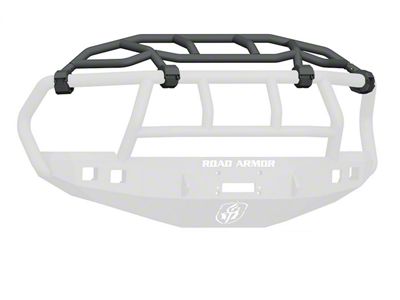 Road Armor Intimidator Guard for Stealth Front Bumper; Textured Black (10-18 RAM 3500)