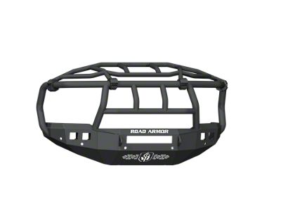 Road Armor Stealth Non-Winch Front Bumper with Intimidator Guard; Textured Black (19-24 RAM 3500)