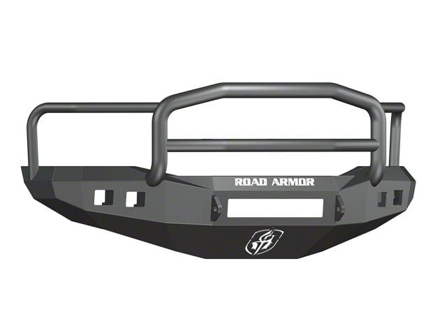 Road Armor Stealth Non-Winch Front Bumper with Lonestar Guard; Textured Black (06-09 RAM 3500)