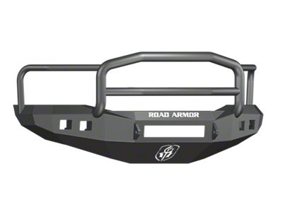 Road Armor Stealth Non-Winch Front Bumper with Lonestar Guard; Textured Black (06-09 RAM 3500)
