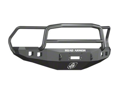 Road Armor Stealth Non-Winch Front Bumper with Lonestar Guard; Textured Black (10-18 RAM 3500)
