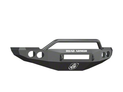 Road Armor Stealth Non-Winch Front Bumper with Pre-Runner Guard; Textured Black (10-18 RAM 3500)