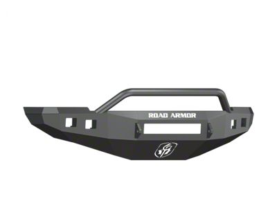 Road Armor Stealth Non-Winch Front Bumper with Pre-Runner Guard; Textured Black (10-18 RAM 3500)