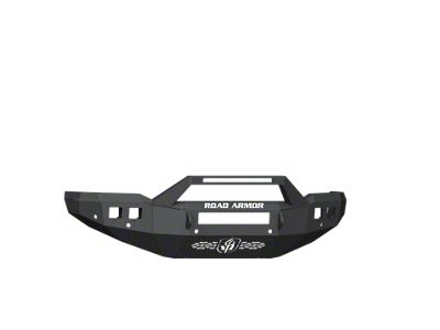 Road Armor Stealth Non-Winch Front Bumper with Sheetmetal Pre-Runner Guard; Textured Black (19-24 RAM 3500)