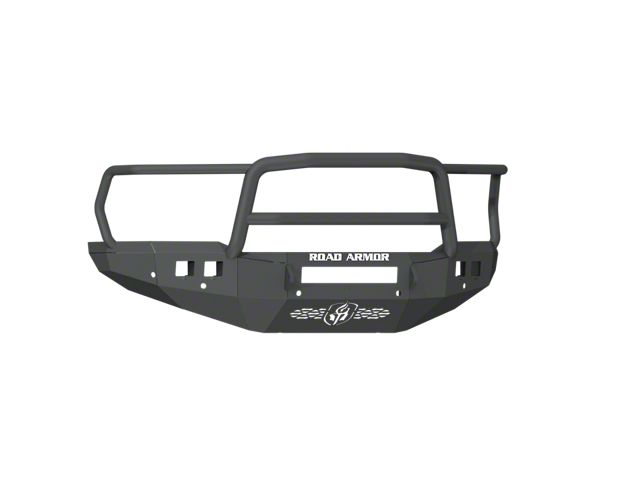 Road Armor Stealth Wide Fender Flare Non-Winch Front Bumper with Lonestar Guard; Textured Black (19-24 RAM 3500)