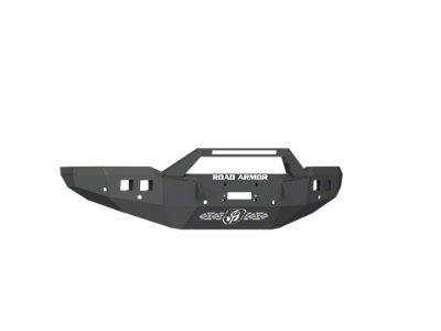 Road Armor Stealth Wide Fender Flare Winch Front Bumper with Sheetmetal Pre-Runner Guard; Textured Black (19-24 RAM 3500)