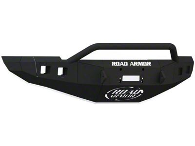Road Armor Stealth Winch Front Bumper with Pre-Runner Guard; Textured Black (10-18 RAM 3500)