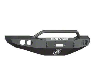 Road Armor Stealth Winch Front Bumper with Pre-Runner Guard; Textured Black (06-09 RAM 3500)