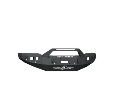 Road Armor Stealth Winch Front Bumper with Sheetmetal Pre-Runner Guard; Textured Black (19-24 RAM 3500)