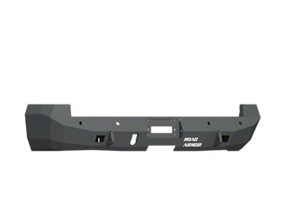 Road Armor Stealth Winch Rear Bumper; Pre-Drilled for Backup Sensors; Textured Black (10-18 RAM 3500 DRW)