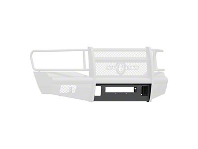 Road Armor Non-Winch Plate for Vaquero Front Bumper; Textured Black (06-09 RAM 3500)