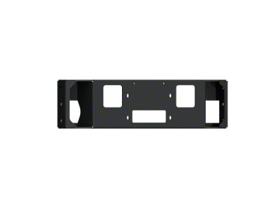 Road Armor Winch Plate for Vaquero Front Bumper; Textured Black (19-24 RAM 3500)