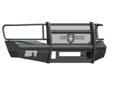 Road Armor Vaquero Non-Winch Front Bumper with Full Guard; Textured Black (06-09 RAM 3500)
