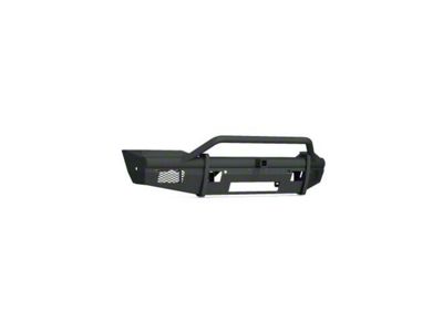 Road Armor Vaquero Non-Winch Front Bumper with Pre-Runner Guard and 2-Inch Receiver Hitch; Textured Black (19-24 RAM 3500)