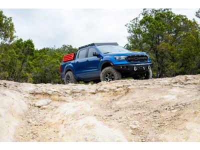 Road Armor One-Piece Roof Rack; Textured Black (19-24 Ranger SuperCrew)