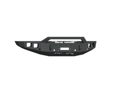 Road Armor Stealth Winch Front Bumper with Sheetmetal Pre-Runner Guard; Textured Black (19-23 Ranger)