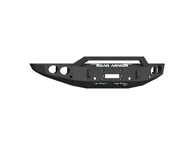 Road Armor Stealth Winch Front Bumper with Sheetmetal Pre-Runner Guard; Textured Black (19-23 Ranger)