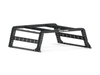 Road Armor TRECK Overland Adjustable Bed Rack System; Textured Black (19-24 Ranger)