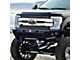 Road Armor iDentity Beauty Ring Front Bumper with Shackle Center Section, Standard End Pods, X2 Cube Light Pods and Accent Lights; Light Textured Black (15-19 Sierra 2500 HD)