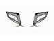 Road Armor iDentity Beauty Ring Front Bumper with Smooth Center Section, Standard End Pods, X2 Cube Light Pods and Accent Lights; Raw Steel (15-19 Sierra 2500 HD)