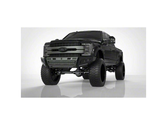 Road Armor iDentity iD Mesh Front Bumper with WIDE End Pods and Triple Cube Light Pods; Raw Steel (20-23 Sierra 2500 HD)