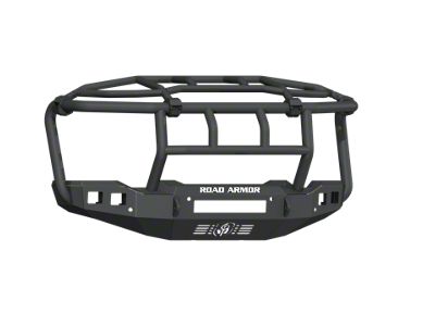 Road Armor Stealth Non-Winch Front Bumper with Intimidator Guard; Textured Black (20-23 Sierra 2500 HD)