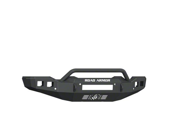 Road Armor Stealth Non-Winch Front Bumper with Pre-Runner Guard; Textured Black (20-23 Sierra 2500 HD)