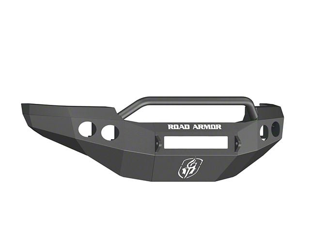 Road Armor Stealth Non-Winch Front Bumper with Pre-Runner Guard; Textured Black (11-14 Sierra 2500 HD)