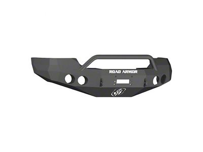 Road Armor Stealth Winch Front Bumper with Pre-Runner Guard; Textured Black (07-10 Sierra 2500 HD)