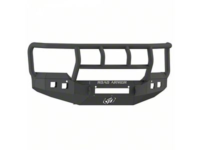 Road Armor Stealth Winch Front Bumper with Titan II Guard; Textured Black (20-23 Sierra 2500 HD)