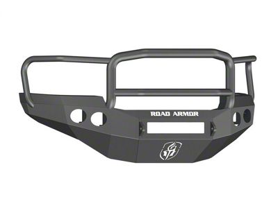 Road Armor Stealth Non-Winch Front Bumper with Lonestar Guard; Textured Black (11-14 Sierra 3500 HD)