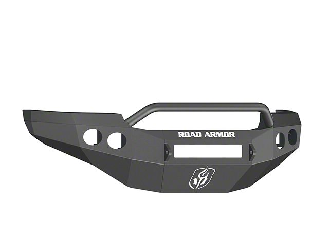Road Armor Stealth Non-Winch Front Bumper with Pre-Runner Guard; Textured Black (11-14 Sierra 3500 HD)