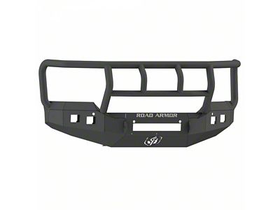 Road Armor Stealth Winch Front Bumper with Titan II Guard; Textured Black (20-23 Sierra 3500 HD)