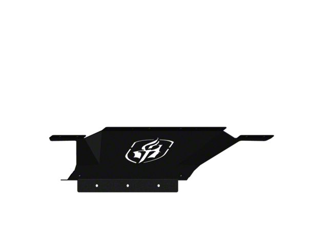 Road Armor Skid Plate for Spartan Front Bumper; Textured Black (19-21 Silverado 1500)