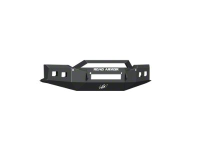 Road Armor Stealth Non-Winch Front Bumper with Sheetmetal Pre-Runner Guard; Textured Black (19-21 Silverado 1500)