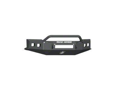 Road Armor Stealth Non-Winch Front Bumper with Pre-Runner Guard; Textured Black (19-21 Silverado 1500)