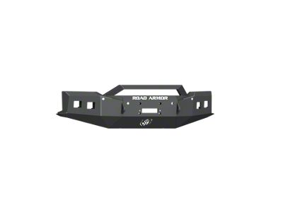 Road Armor Stealth Winch Front Bumper with Sheetmetal Pre-Runner Guard; Textured Black (19-21 Silverado 1500)