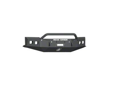 Road Armor Stealth Winch Front Bumper with Pre-Runner Guard; Textured Black (19-21 Silverado 1500)