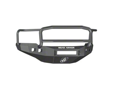 Road Armor Stealth Non-Winch Front Bumper with Lonestar Guard; Textured Black (11-14 Silverado 2500 HD)