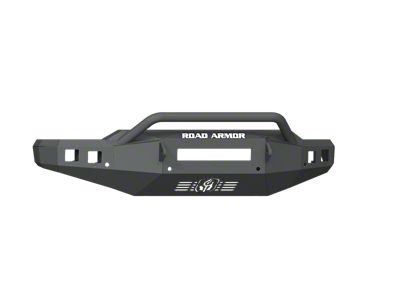 Road Armor Stealth Non-Winch Front Bumper with Pre-Runner Guard; Textured Black (20-23 Silverado 2500 HD)