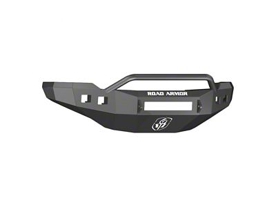 Road Armor Stealth Non-Winch Front Bumper with Pre-Runner Guard; Textured Black (11-14 Silverado 2500 HD)