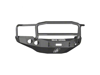 Road Armor Stealth Winch Front Bumper with Lonestar Guard; Textured Black (11-14 Silverado 2500 HD)