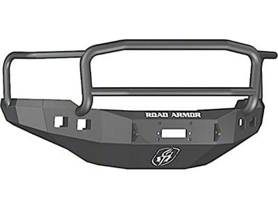 Road Armor Stealth Winch Front Bumper with Lonestar Guard; Textured Black (11-14 Silverado 2500 HD)