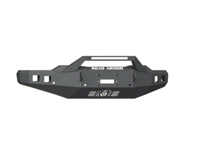 Road Armor Stealth Winch Front Bumper with Sheetmetal Pre-Runner Guard; Textured Black (20-23 Silverado 2500 HD)