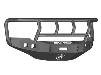 Road Armor Stealth Winch Front Bumper with Titan II Guard; Textured Black (11-14 Silverado 2500 HD)